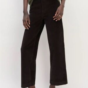 Everlane Wide Leg Pants - Deep Black
